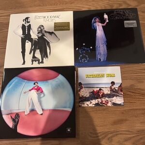 Fleetwood Mac and Harry Styles Vinyl Record Collection
